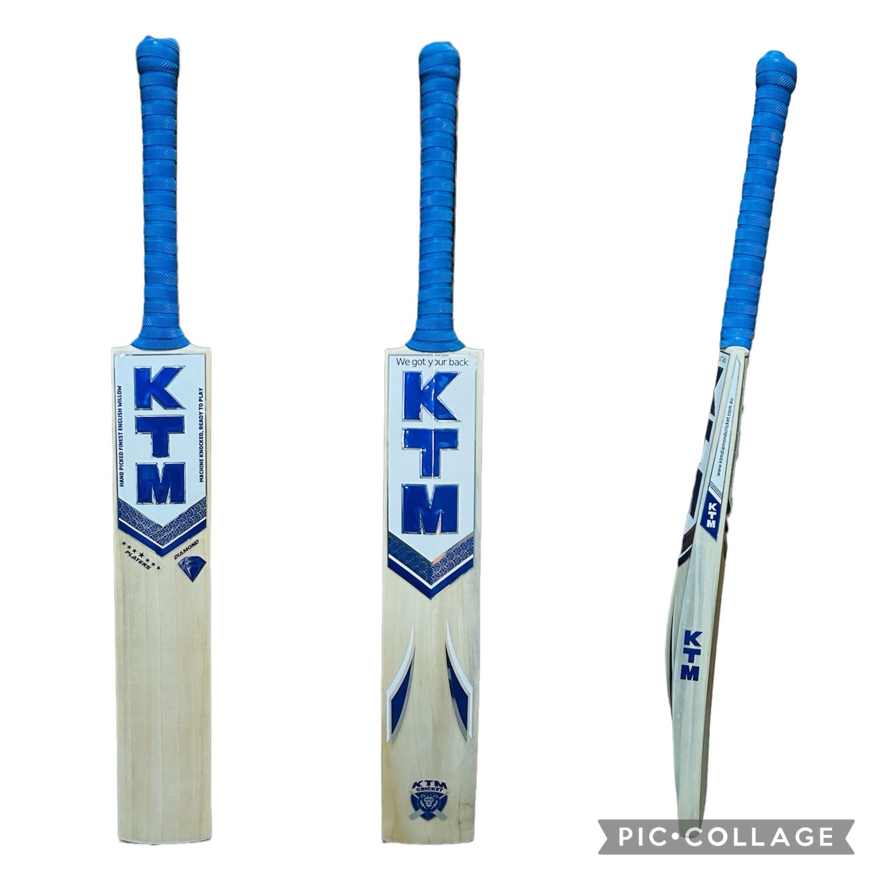 KTM DC Diamond - Players Edition English Willow Bat - Mid Range Grade 1 English Willow
